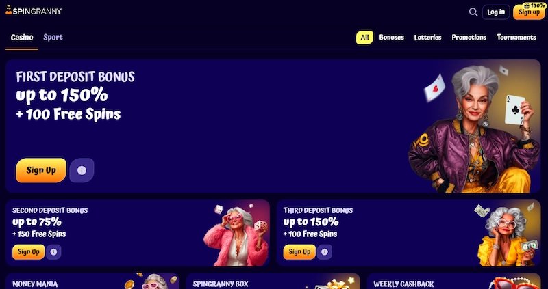 Image: Entdecke die Welt von Spingranny in Deutschland - Promotionen und Bonusangebote