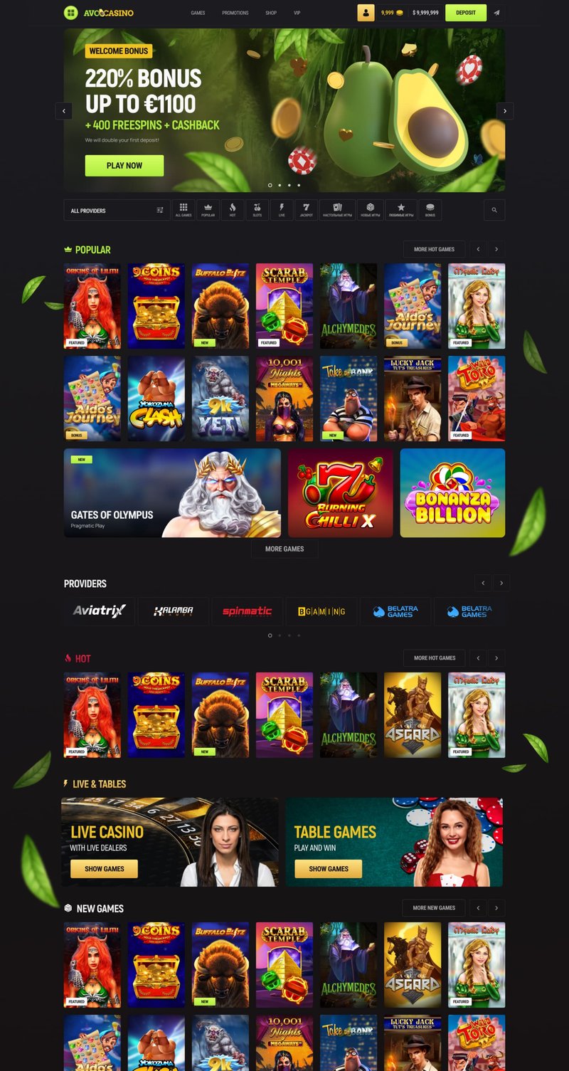 Avocasino casino slots - Experience the Thrill of Avocasino: Global Casino Gaming at Its Best